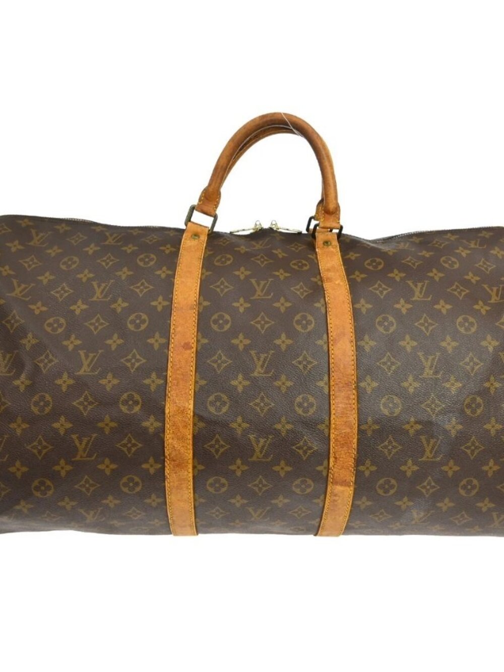LOUIS VUITTON MONOGRAM KEEPALL BANDOULIERE 60 BAG - Picture 1 of 16